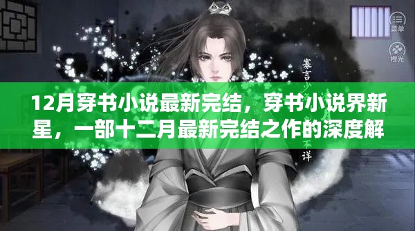 穿书小说新星解析,最新完结之作的深度探讨