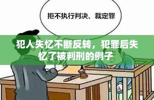 犯人失忆不断反转,犯罪后失忆了被判刑的例子
