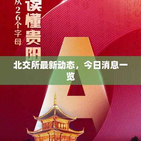 北交所最新动态,今日消息一览