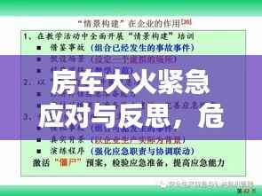 房车大火紧急应对与反思,危机中的教训与反思